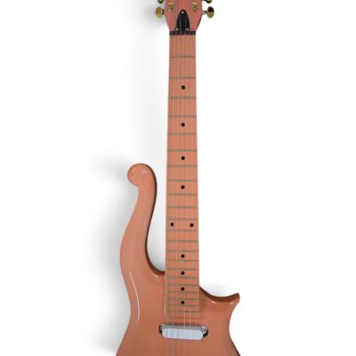 Custom Ember Prince Cloud Glossy Pink Peach Electric Guitar - Image 6