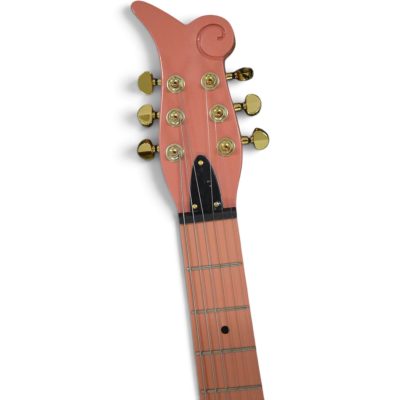Custom Ember Prince Cloud Glossy Pink Peach Electric Guitar - Image 5