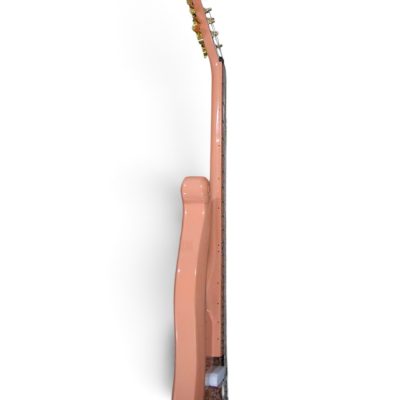 Custom Ember Prince Cloud Glossy Pink Peach Electric Guitar - Image 2