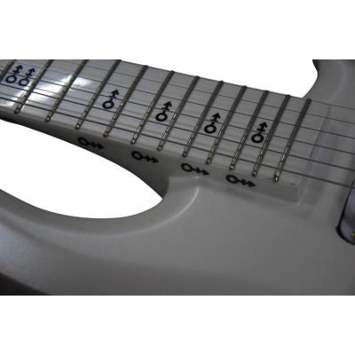 Custom Ember Prince Cloud Pearl White Electric Guitar - Image 6