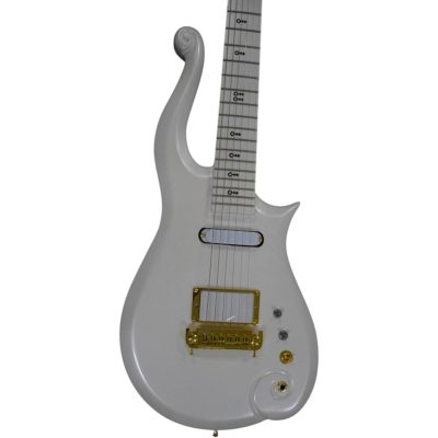Custom Ember Prince Cloud Pearl White Electric Guitar