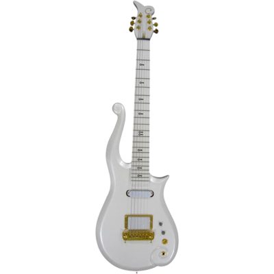Custom Ember Prince Cloud Pearl White Electric Guitar - Image 3