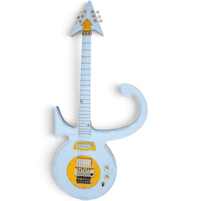 Custom Ember Prince Love White Guitar Floyd Rose Tremolo