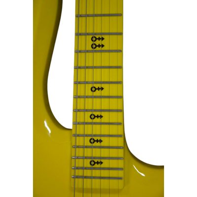 Custom Ember Prince Cloud Yellow 6 String Guitar - Image 8