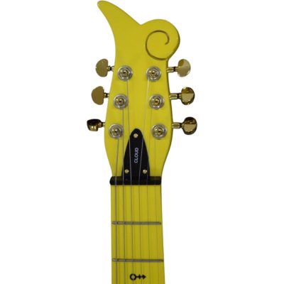 Custom Ember Prince Cloud Yellow 6 String Guitar - Image 4