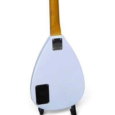 Custom Pyrite Mark III Brian Jones White Teardrop 6 String Guitar - Image 4