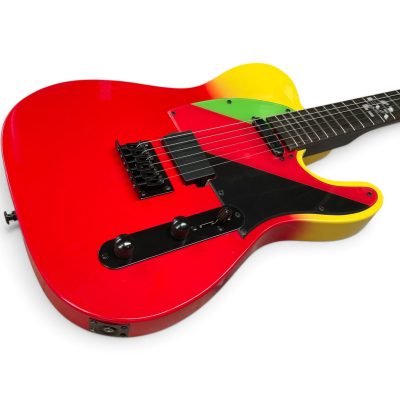 Custom Regent Asuka Red Neon Eva Electric Guitar