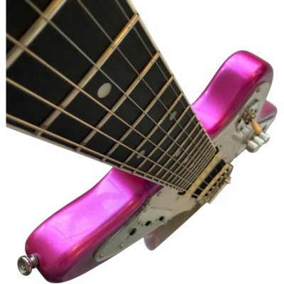 Custom Regent Pink Metallic Burst Jaguar Kurt Cobain Finish 6 String Electric Guitar - Image 5