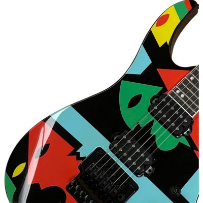 Custom Axis JPM100 Abstract Petrucci Design Picasso Electric Guitar Ebony Fretboard - Image 12