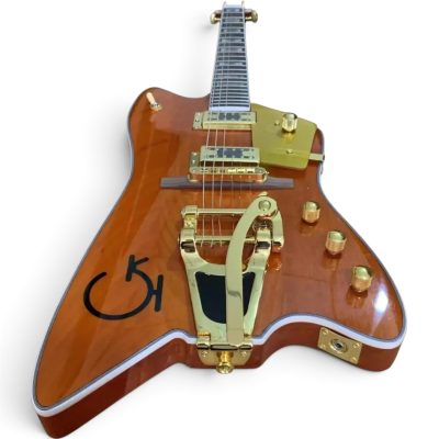 Custom Sovereign Jupiter Thunderbird Billy Bo Western Orange Electric Guitar Bigsby Tremolo - Image 7