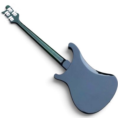 Custom Nova 4003 Transparent Green Burl Top 4 String Bass - Image 5