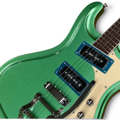 Custom Sapphire Ventures Metallic Green Johnny Guitar Tremolo - Image 12