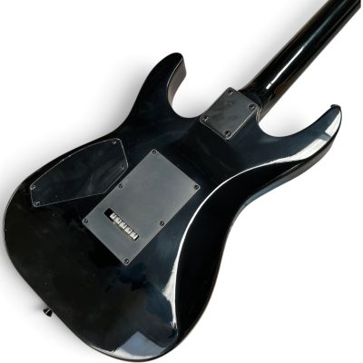 Custom Obsidian Hand Painted Black White Zombie Graphic Kirk Hammett Electric Guitar - Image 10