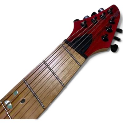 Custom Drift Autumnburst Larada Flame Quilted Maple Top 7 String Guitar - Image 3