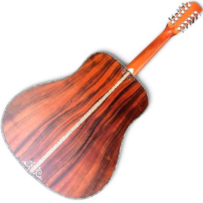 Custom Vertex Koa Matte Finish 41 Inch Acoustic Electric 12 String Guitar Fishman EQ - Image 7