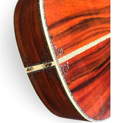 Custom Vertex Koa Matte Finish 41 Inch Acoustic Electric 12 String Guitar Fishman EQ - Image 4