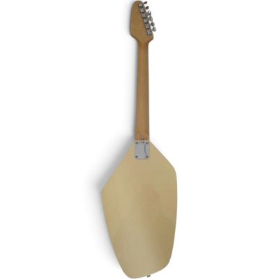 Custom Pyrite Phantom VI Vintage Cream White Ian Curtis Teardrop 6 String Guitar - Image 3
