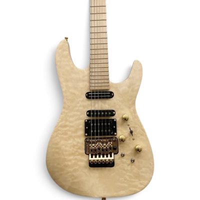 Custom Race Phil Collen PC1 Natural Quilted Maple Top Electric Guitar Floyd Rose Tremolo