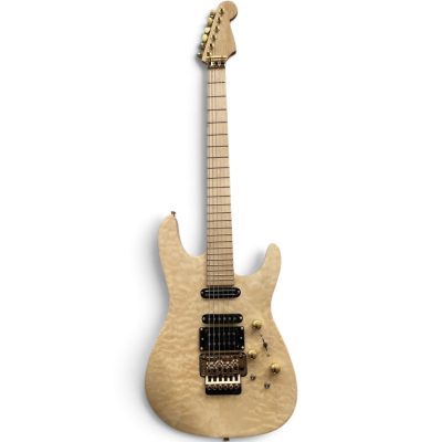 Custom Race Phil Collen PC1 Natural Quilted Maple Top Electric Guitar Floyd Rose Tremolo - Image 2