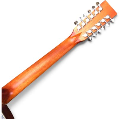 Custom Vertex Koa Matte Finish 41 Inch Acoustic Electric 12 String Guitar Fishman EQ - Image 5