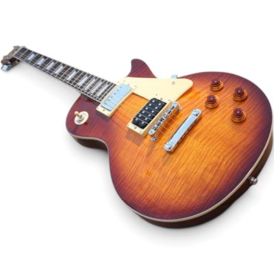Custom Crown Standard Page Iced Tea Burst Flamed Maple Top Guitar - Image 2
