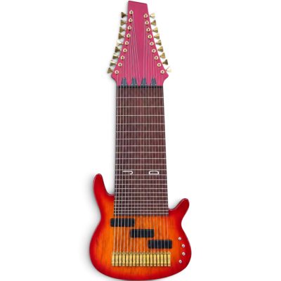 Custom Norturne Sunburst 18 String Bass - Image 3
