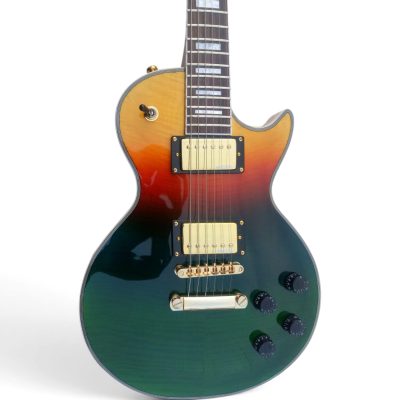 Custom Crown Al Di Meola Prism Flame Maple Top Electric Guitar