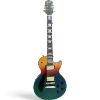 Custom Crown Al Di Meola Prism Flame Maple Top Electric Guitar - Image 8