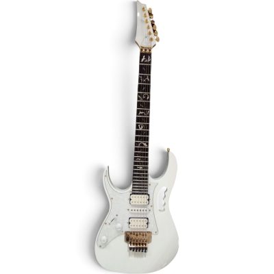 Custom Axis Left Handed SVAI White Jem Floyd Rose Tremolo 6 String Electric Guitar - Image 3