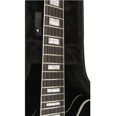 Custom Crown Clifton Semi Hollow ES335 12 String Vintage Sunburst Electric Guitar - Image 4