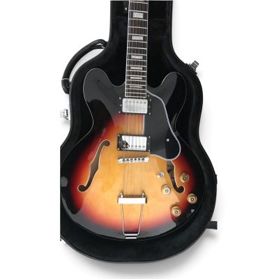 Custom Crown Clifton Semi Hollow ES335 12 String Vintage Sunburst Electric Guitar