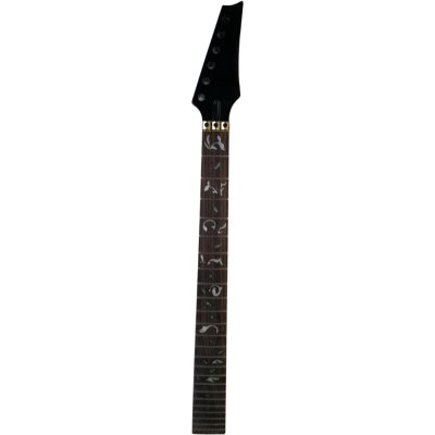 Custom Axis DIY Unfinished Black Jem Vai Guitar Neck Steve Tree Of Life Inlay