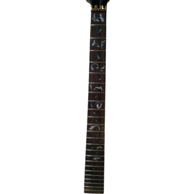 Custom Axis DIY Unfinished Black Jem Vai Guitar Neck Steve Tree Of Life Inlay - Image 4