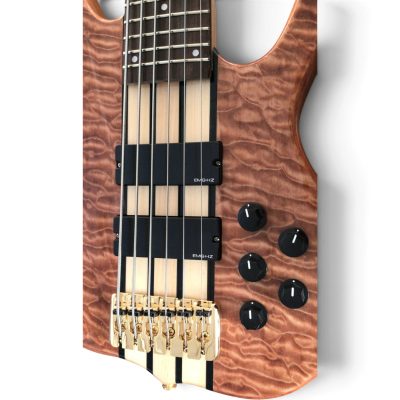 Custom Denver Elite BSR Quilted Maple Top 6 String Bass - Image 5