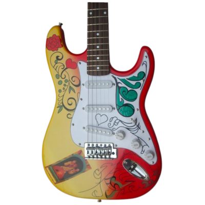 Custom Regent Hendrix Monterey Summer of Love Psychedelic Graphic Finish Electric Guitar