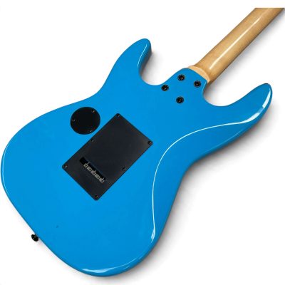 Custom Obsidian George Lynch Kamikaze Blue Camouflage Electric Guitar Floyd Rose Tremolo - Image 9