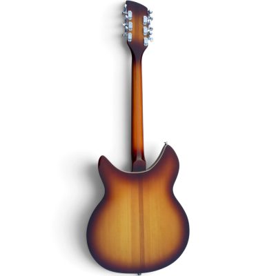 Custom Nova Slash Soundhole Tobacco Burst 360 George Harrison Finish 12 String Guitar - Image 9