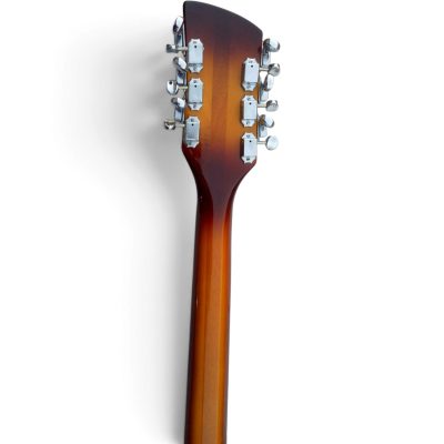 Custom Nova Slash Soundhole Tobacco Burst 360 George Harrison Finish 12 String Guitar - Image 6