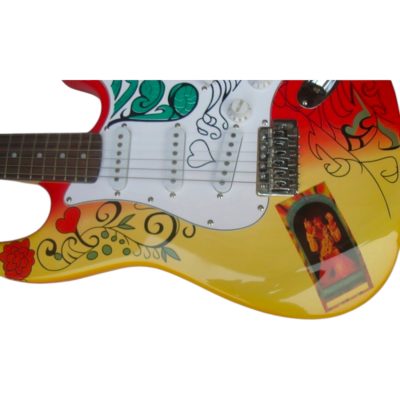 Custom Regent Hendrix Monterey Summer of Love Psychedelic Graphic Finish Electric Guitar - Image 13