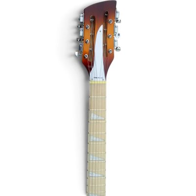 Custom Nova Slash Soundhole Tobacco Burst 360 George Harrison Finish 12 String Guitar - Image 5