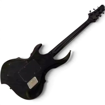 Custom Obsidian FRX Purple Burst Flamed Maple Top Electric Guitar Floyd Rose Tremolo - Image 7