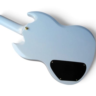 Custom Crown SG Alpine White Finish Electric Guitar 3 Pickups - Image 2