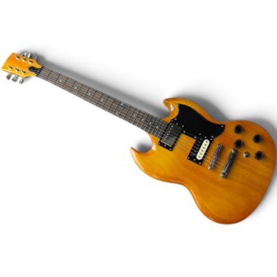 Custom Crown SG Angus Natural Finish Electric Guitar - Image 5