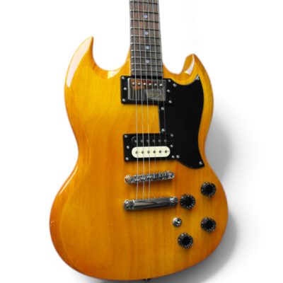 Custom Crown SG Angus Natural Finish Electric Guitar