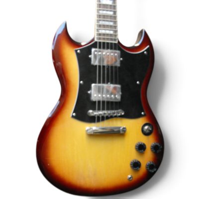 Custom Crown SG Angus Tobacco Burst Finish Electric Guitar
