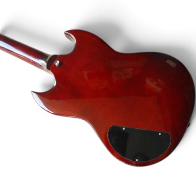 Custom Crown SG Angus Tobacco Burst Finish Electric Guitar - Image 3