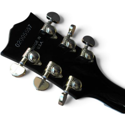 Custom Crown SG Black Finish Electric Guitar 3 Pickups - Image 2