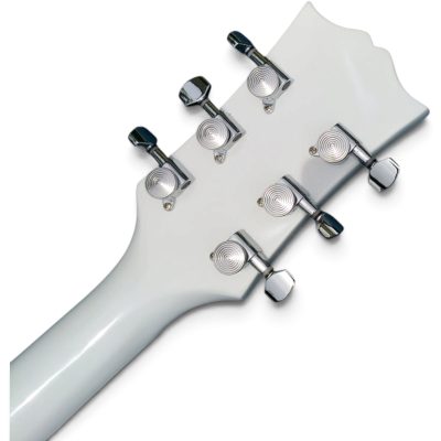 Custom Crown White Finish Buckethead Electric Guitar Push Button Kill Switch - Image 3