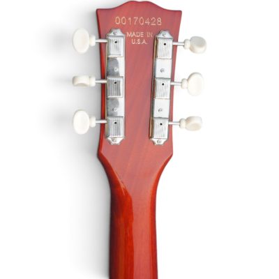 Custom Crown Junior Double Cutaway P90 Pickups Armstrong Rust Red Orange Electric Guitar - Image 3