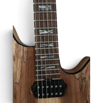 Custom Lazu Wolfgang Deadwood Spalted Maple Eddie Floyd Rose Tremolo Electric Guitar - Image 2